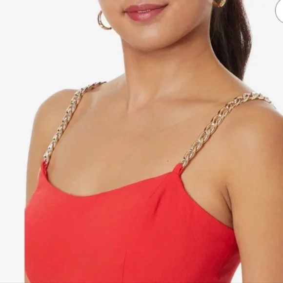 Sale! NWT Lilly Pulitzer Zemira Red Jumpsuit with Wide-Leg Silhouette